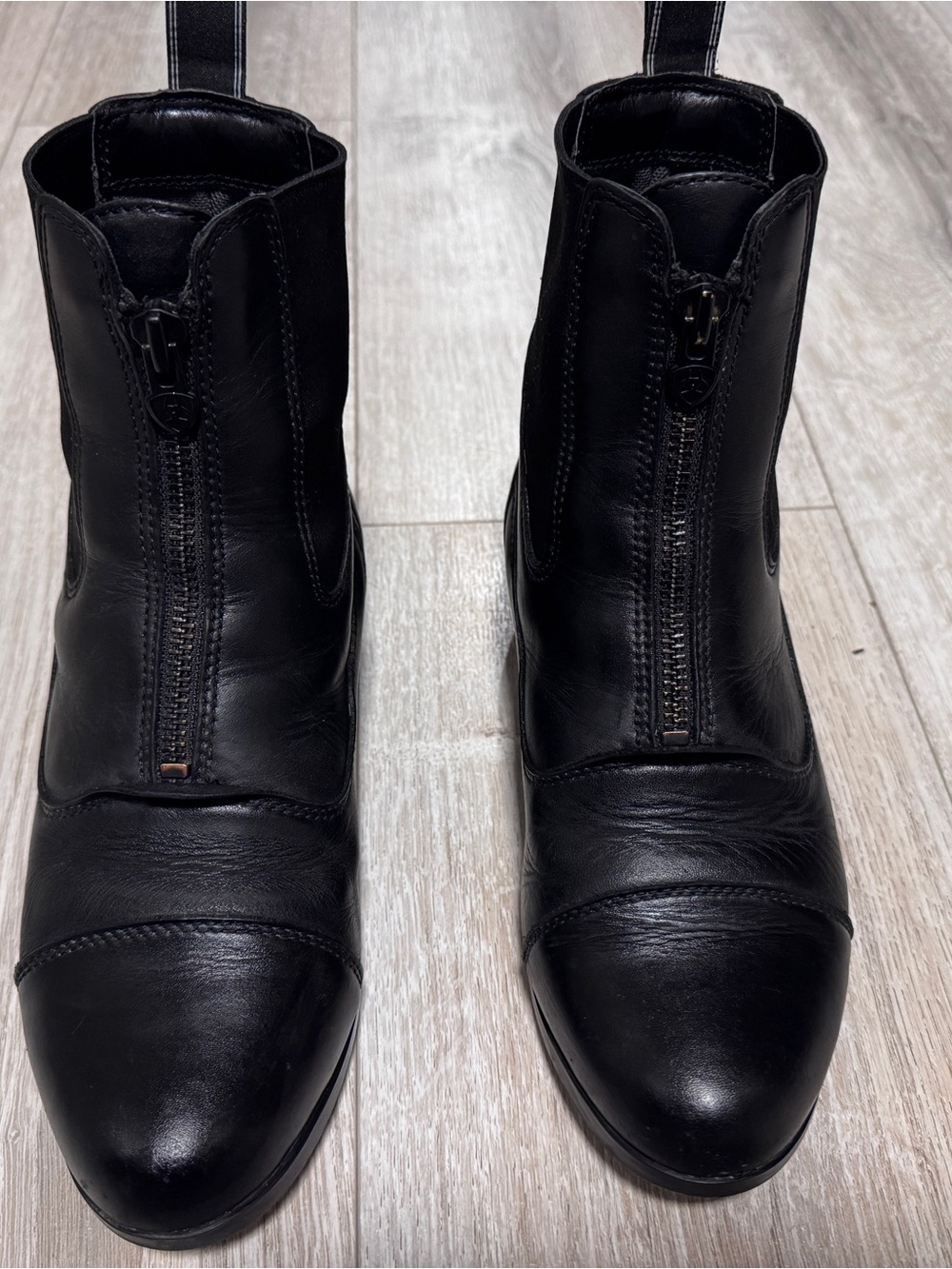 Ariat Black HERITAGE ZIP PADDOCK BOOT Paddock Boots 7 WIDE